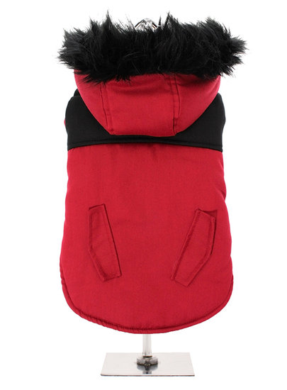 Urban Pup Hondenjas Red on Black Two Tone Parka 40 cm