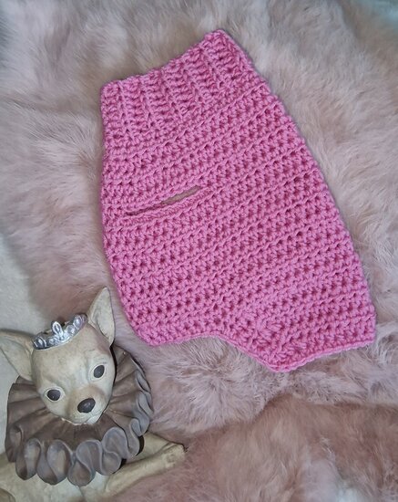 PuppyToys.nl MySweety Pullover hot pink 18 cm XXS