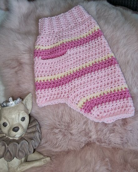 PuppyToys.nl MySweety Pullover Lollypop pink 21 cm XS