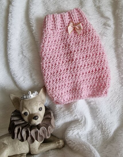 PuppyToys.nl MySweety Pullover Lovely in pink 15 cm XXXS