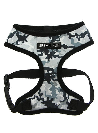 Urban Pup Grey Camouflage Harness