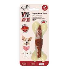 All for Paws AFP Bone Appetit - super nylon bone rund smaak, M