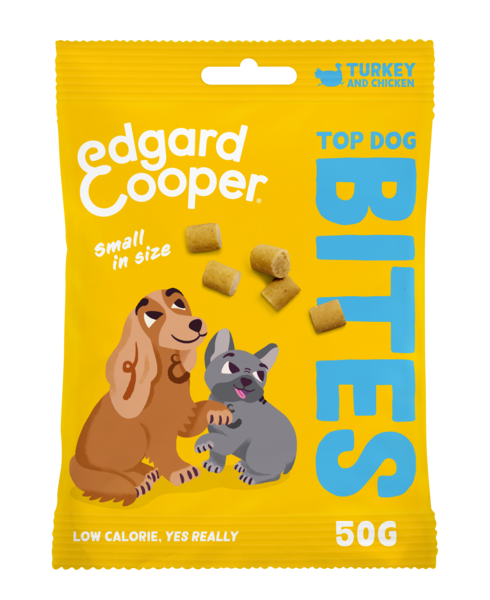 Edgard&Cooper Edgard & Cooper Bites Small Kalkoen&Kip hondensnacks 50 gram