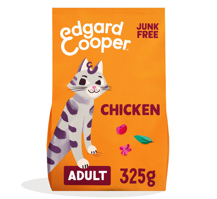 Edgard&Cooper Edgard & Cooper graanvrij kip kattenvoer 325gr