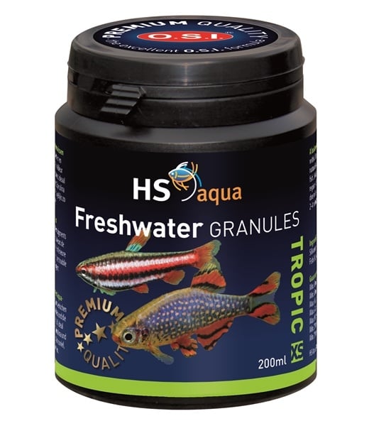 HS Aqua Freshwater Granules XS | voor extra kleine vissen 200ML