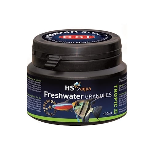 HS Aqua Freshwater Granules | voor kleine vissen 10L