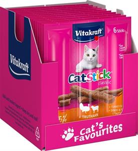 Katzensnack Cat-Stick mini Truthahn & Lamm - 60 x 6g - Vitakraft