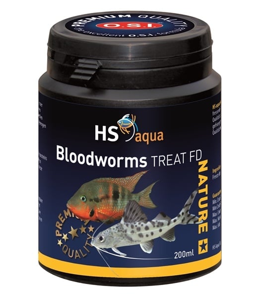 HS Aqua Nature Treat Blood Worms 200ML
