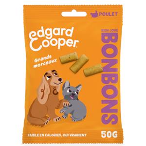 Edgard & Cooper Edgard & Cooper Dog Bites Large - Kip (50 g)