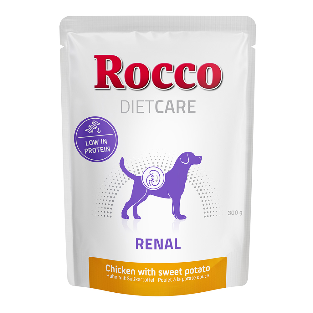 Rocco Diet Care Renal Kip met zoete aardappel 300g - Zakje Hondenvoer 6 x 300 g
