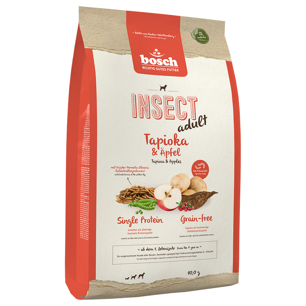 Bosch HPC 10kg  Adult Insect, Appel & Tapioca droog hondenvoer