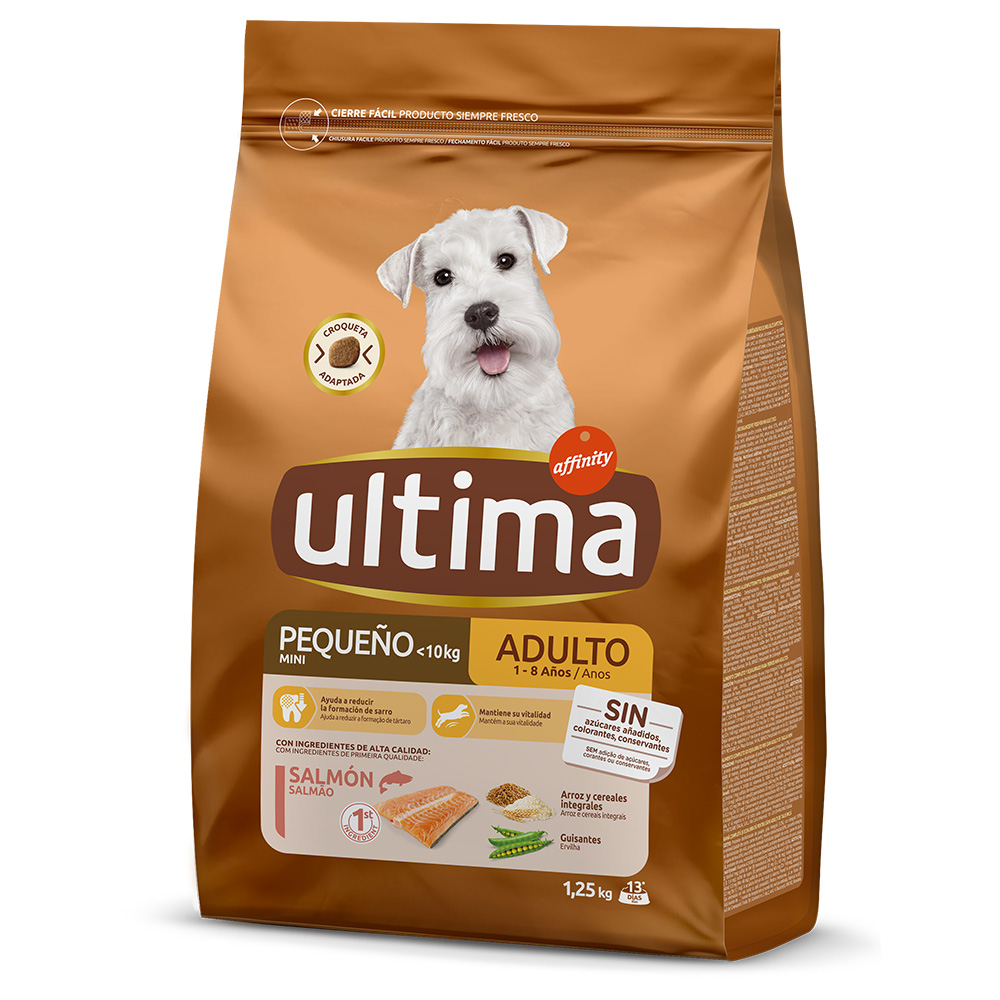 Affinity Ultima 2 x 1,25 kg Ultima Mini Adult zalm hondenvoer droog