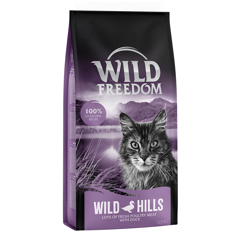 6,5kg Adult Wild Hills Eend Wild Freedom Kattenvoer droog