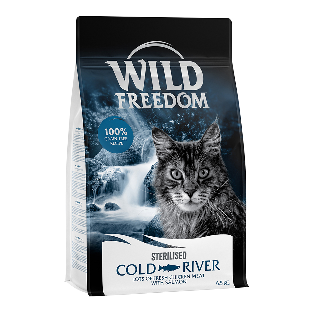 Wild Freedom 2x6,5kg Adult Cold River Sterilised Zalm  Kattenvoer
