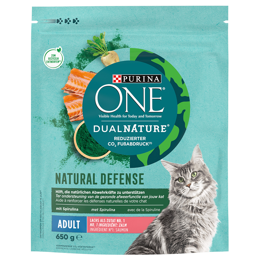 Purina ONE DualNature Adult Lachs 650 g