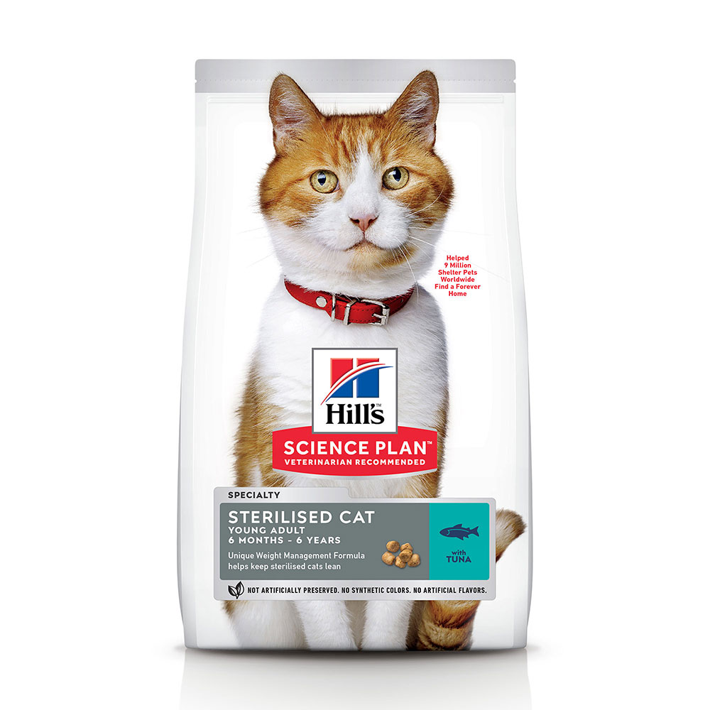 Hill's Science Plan 1,5kg Adult Sterilised Cat met Tonijn  Kattenvoer