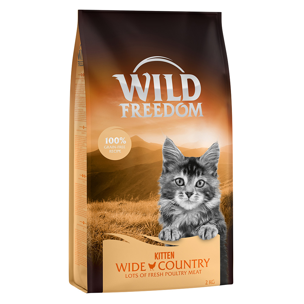 Wild Freedom 2kg Kitten Wide Country met Gevogelte  Kattenvoer