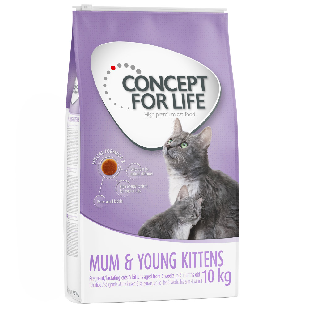 Concept for Life Mum & Young Kittens - Verbeterde receptuur! - 10 kg