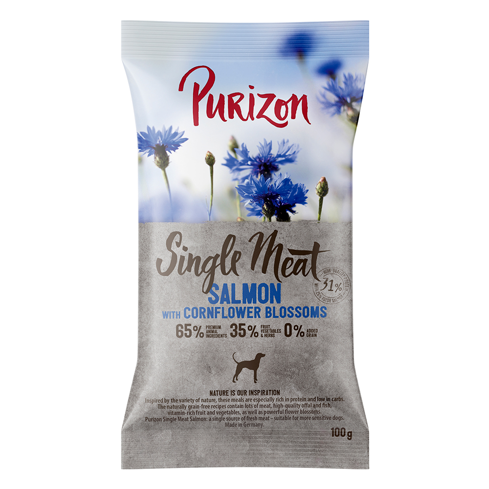 Purizon Probeer nu:  - graanvrij -  Hondenvoer: Single Meat Zalm