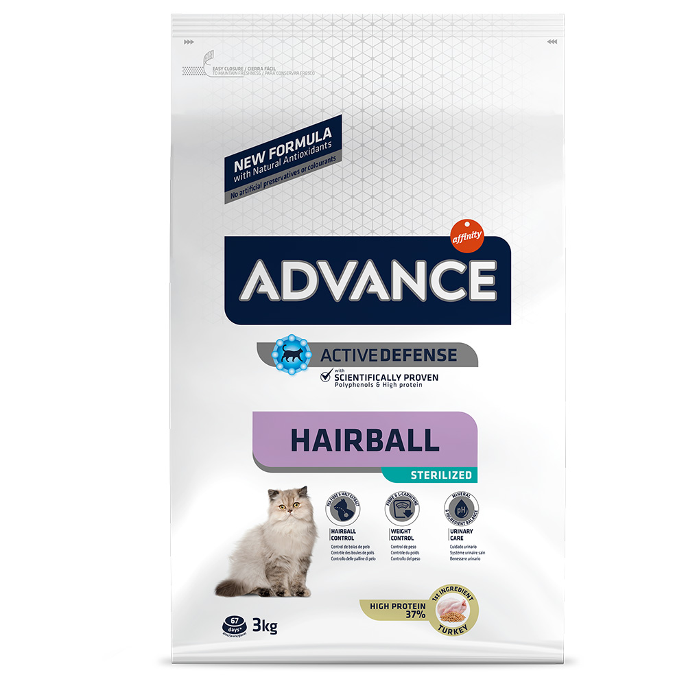 Affinity Advance Advance Sterilized Hairball Kattenvoer - 3 kg