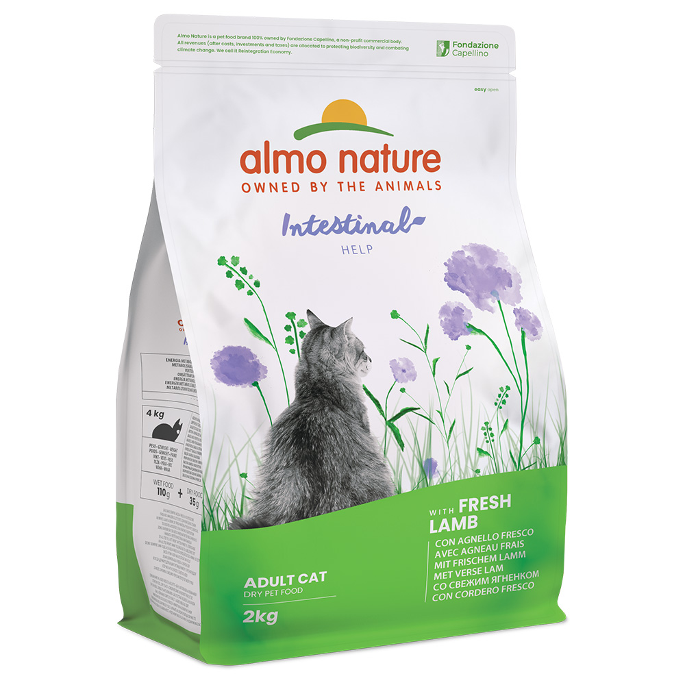 Almo Nature Holistic Adult Katzenfutter - Digestive Help – Lamm – 2 kg