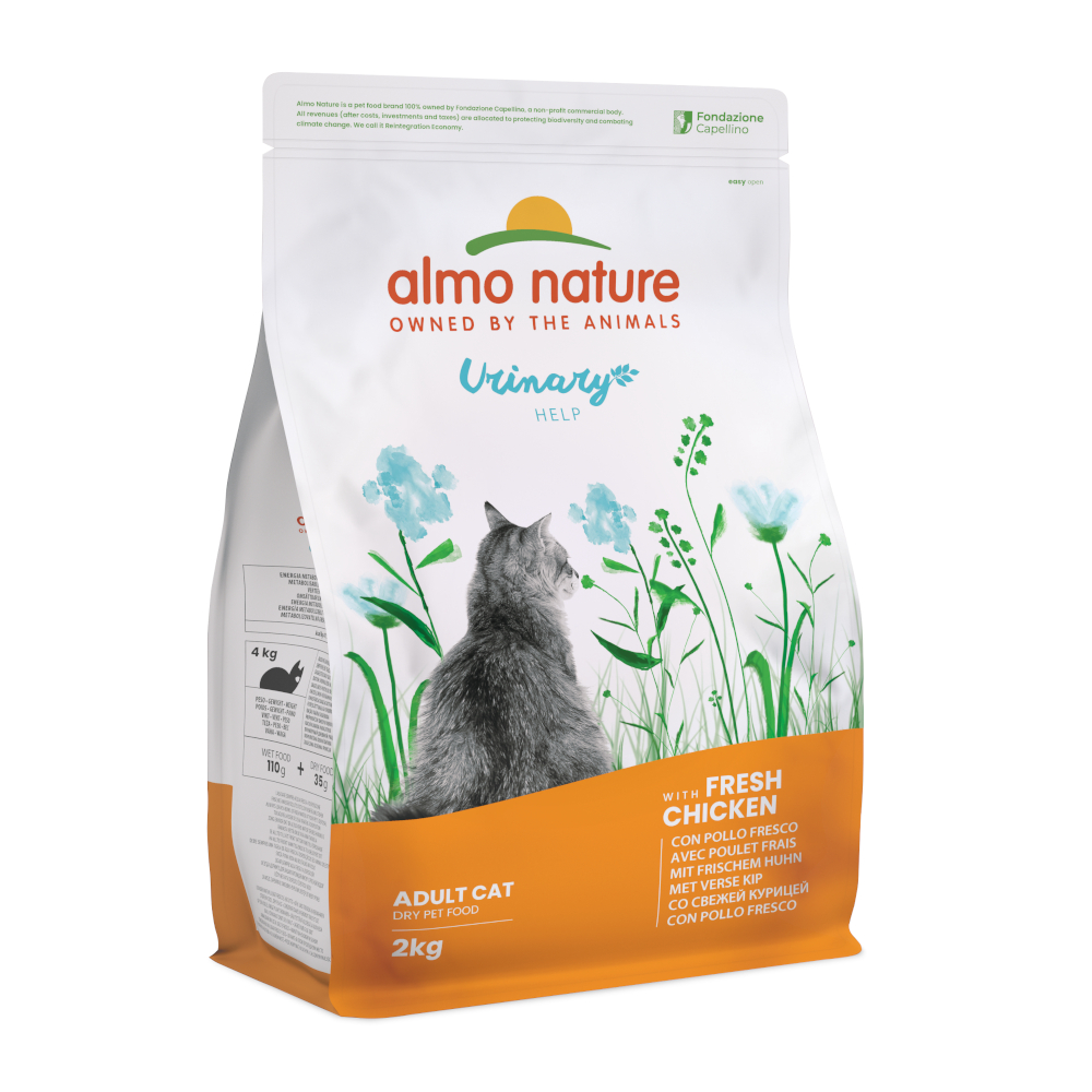Almo Nature Holistic 2kg Urinary Help Verse Kip  Kattenvoer