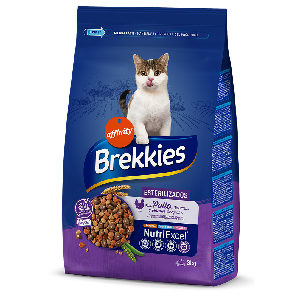 Affinity Brekkies 3kg Brekkies Sterilized Kattenvoer
