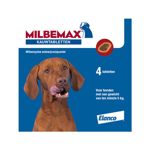 Milbemax Kauwtabletten - Grote hond