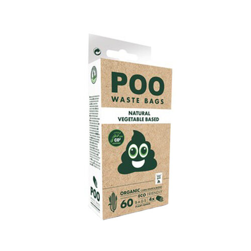 M-Pets Poo Bio-Kotbeutel - Geruchlos - 60 Stück