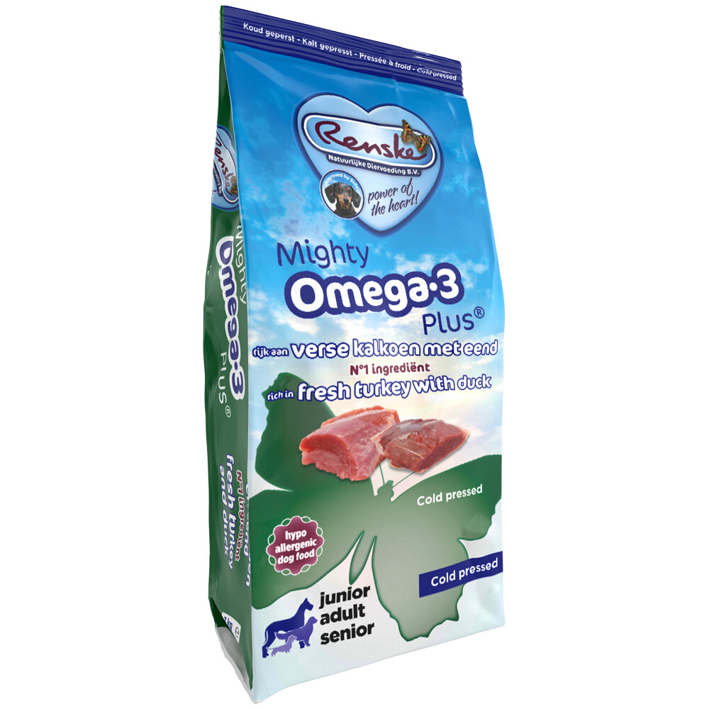 Renske Mighty Omega 3 Plus Cold Pressed - Verse Kalkoen met Eend