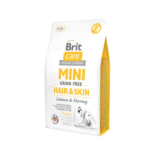Brita - brit Care Mini Hair&Skin Salmon&Hering - Trockenfutter für Hunde - 2 kg