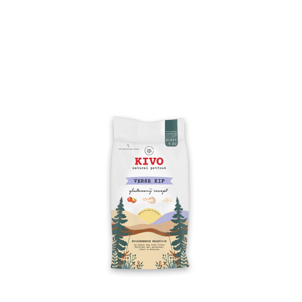 Kivo frisches Hähnchen Welpe glutenfrei - 4 kg