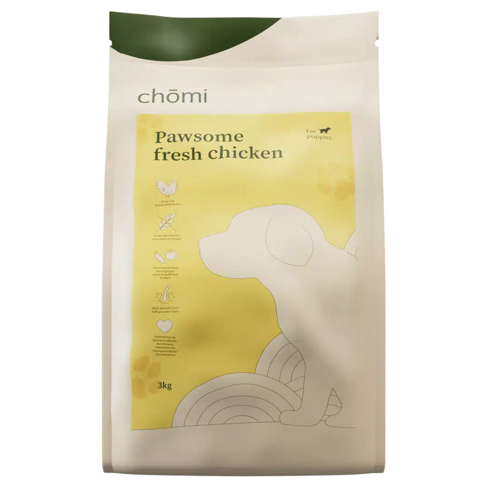 Chõmi Chomi Puppy Dry Pawsome fresh chicken