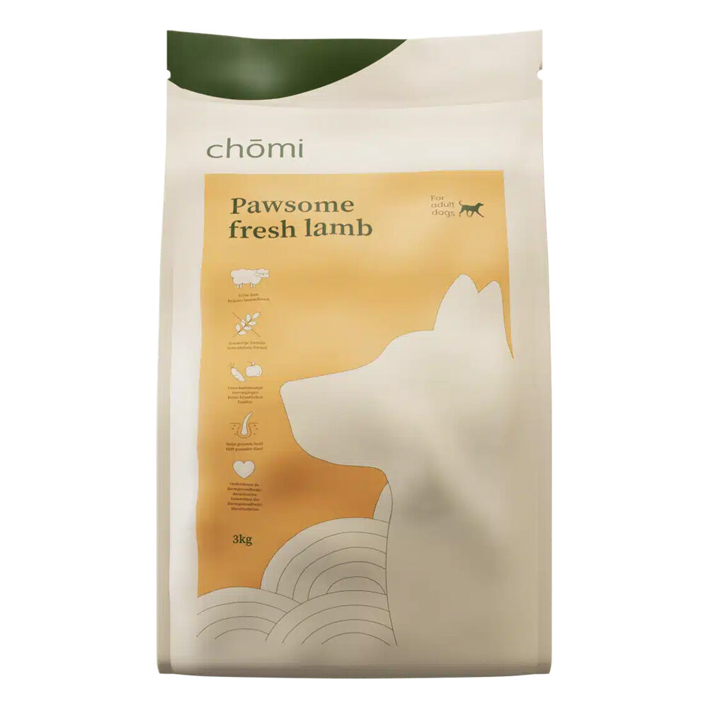 Chõmi Chomi Dog Dry Pawsome Fresh Lamb