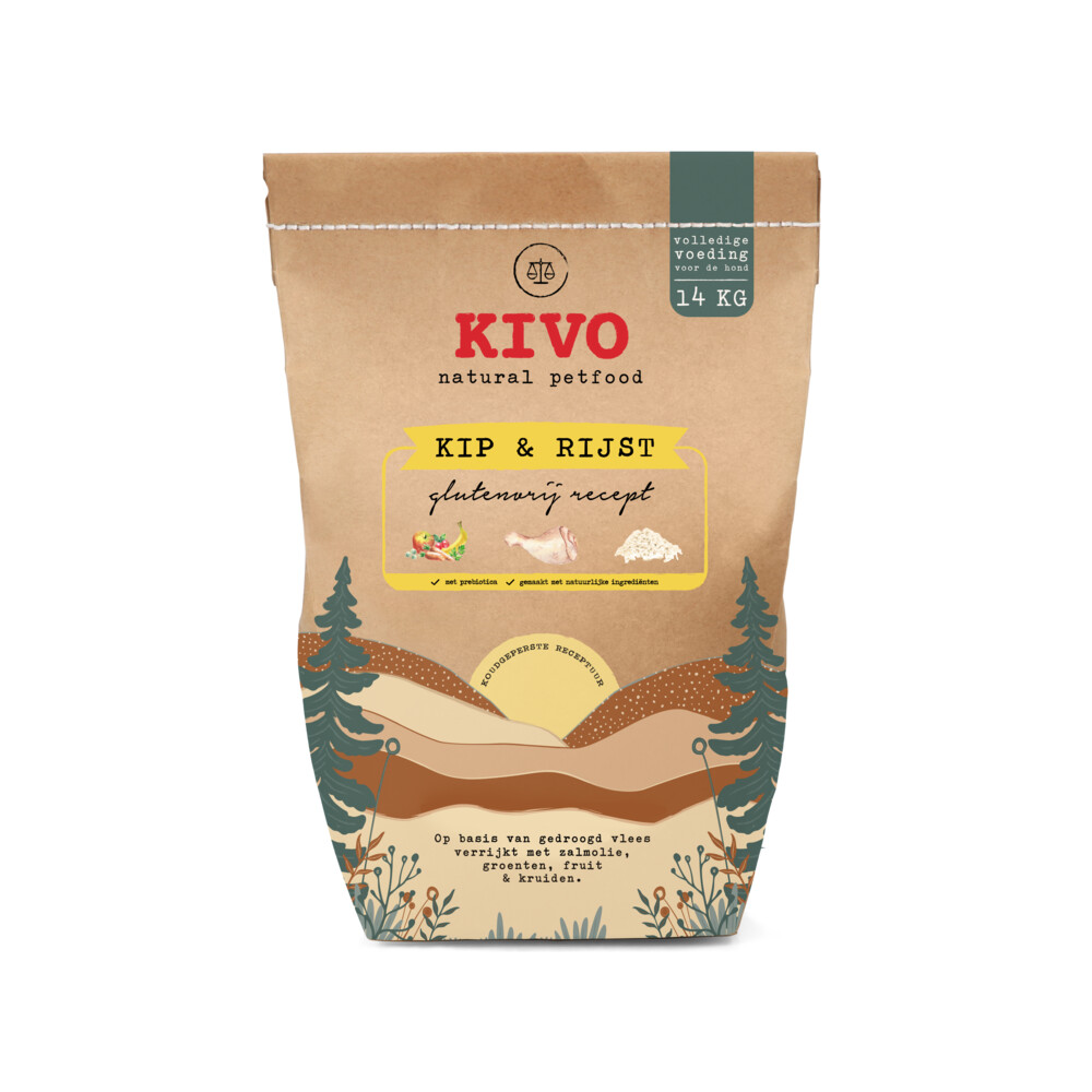 Kivo Huhn und Reis Glutenfrei - 14 kg