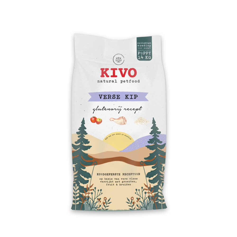 Kivo frisches Hähnchen Welpe glutenfrei - 14 kg