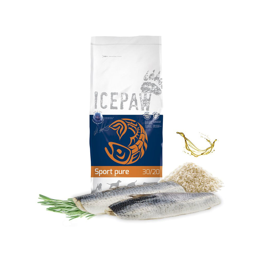 ICEPAW Sport Pure - Hering und Reis - 14 kg