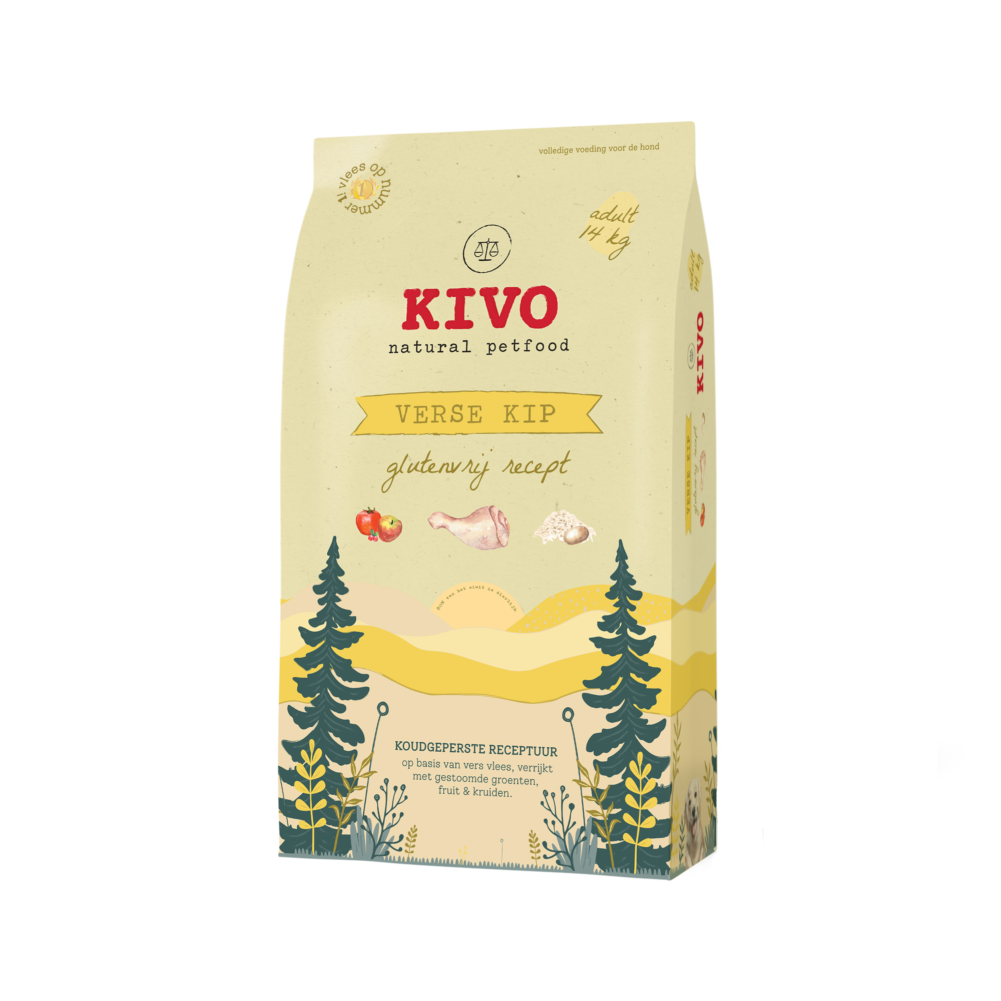 Kivo frisches Hähnchen glutenfrei - 14 kg