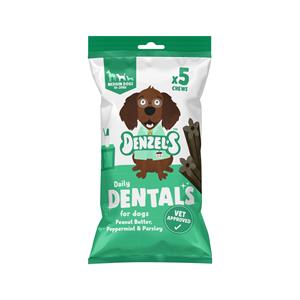 Denzel's Daily Dentals - Erdnussbutter, Pfefferminze und Petersilie - L 4St