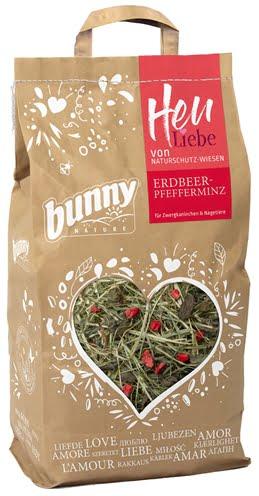 Bunny Nature Heu Liebe - Erdbeere & Pfefferminz - 100 g