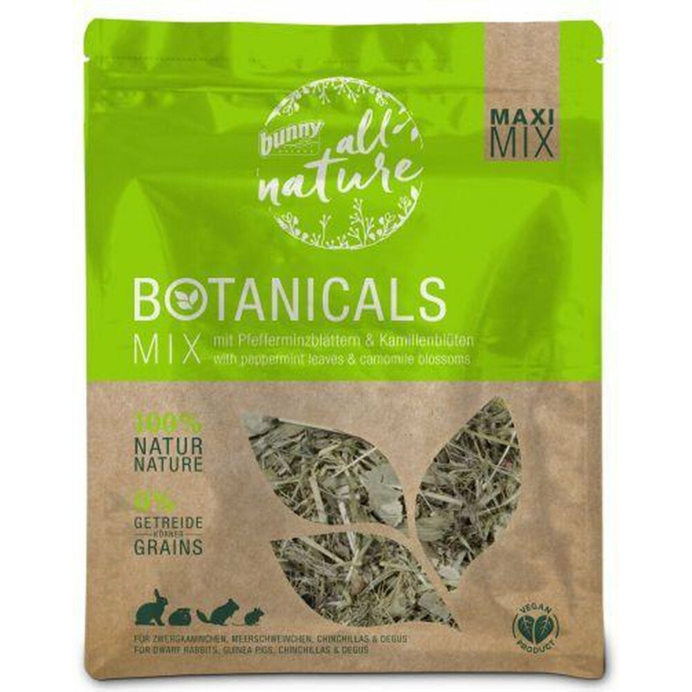 BUNNY NATURE botanicals maxi mix pepermuntblad / kamillebloesem (400 GR)