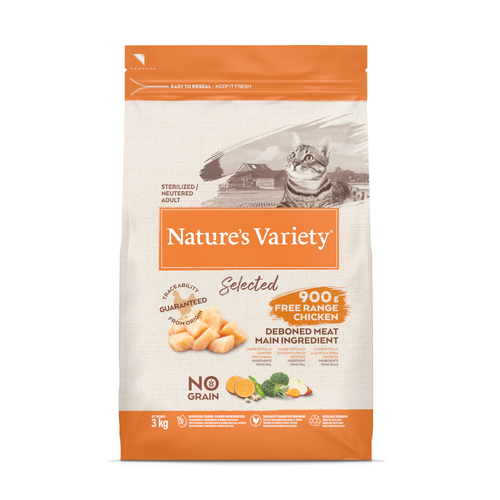 Nature’s Variety Nature's Variety Selected Sterilized Scharrelkip - 3 kg