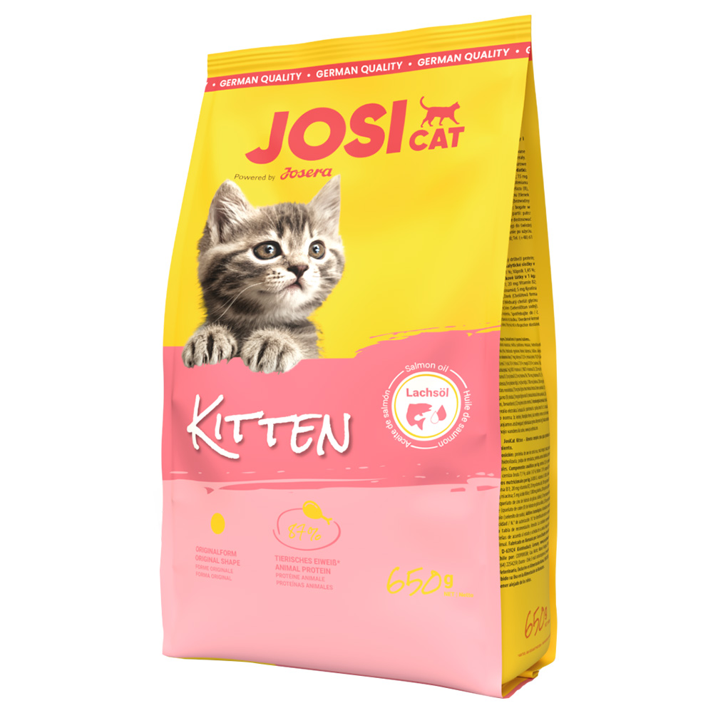 JosiCat 650g Josera  Kitten Gevogelte droogvoer voor katten