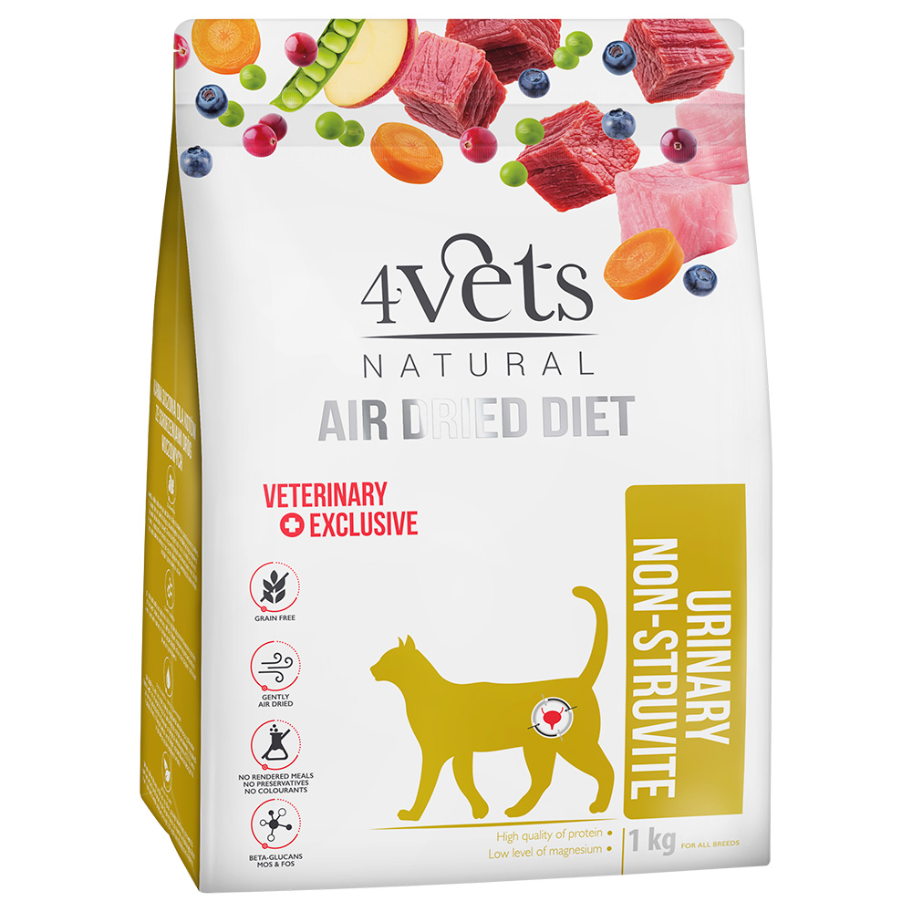 1kg 4vets Urinary droogvoer voor katten