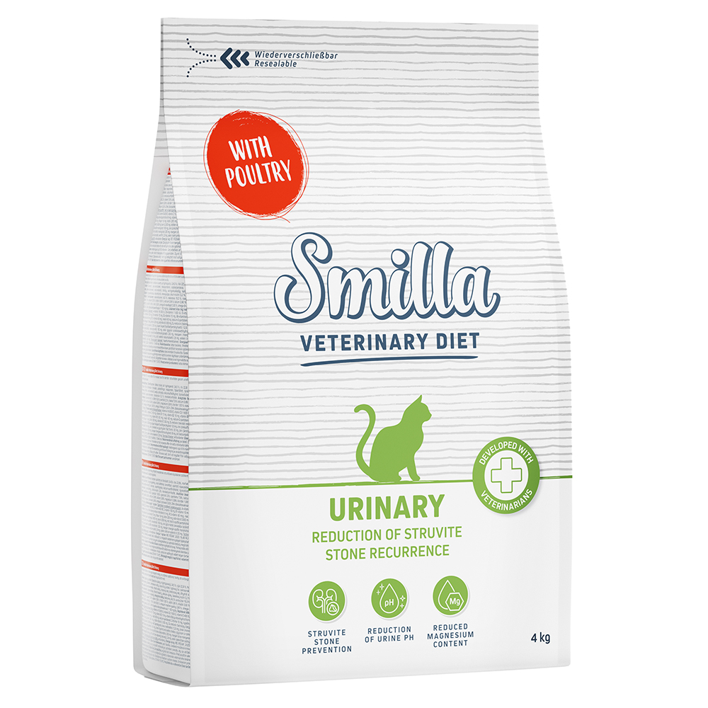 Smilla Veterinary Diet 4kg Urinary met Gevogelte  Kattenvoer