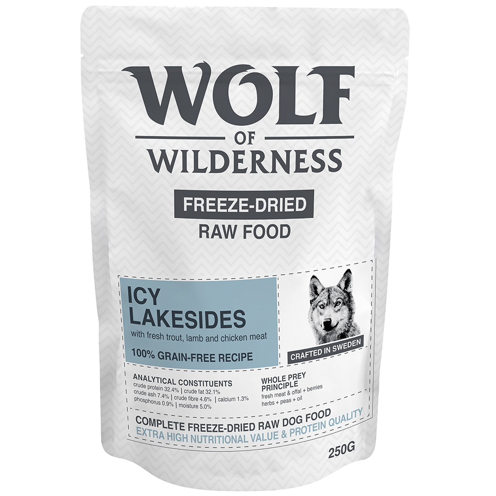 Wolf of Wilderness Icy Lakesides Lam, Forel & Kip - 250 g