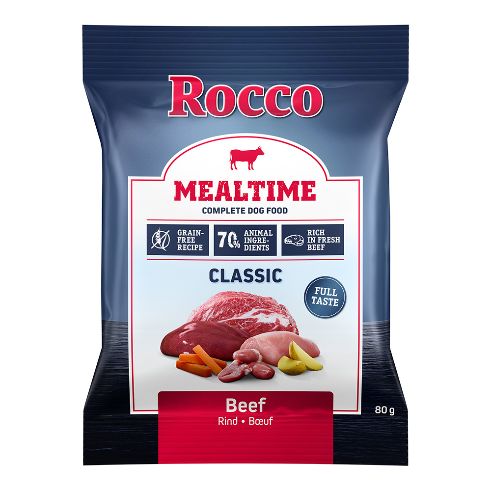 Rocco 80 g  Mealtime - Rund Hondenvoer