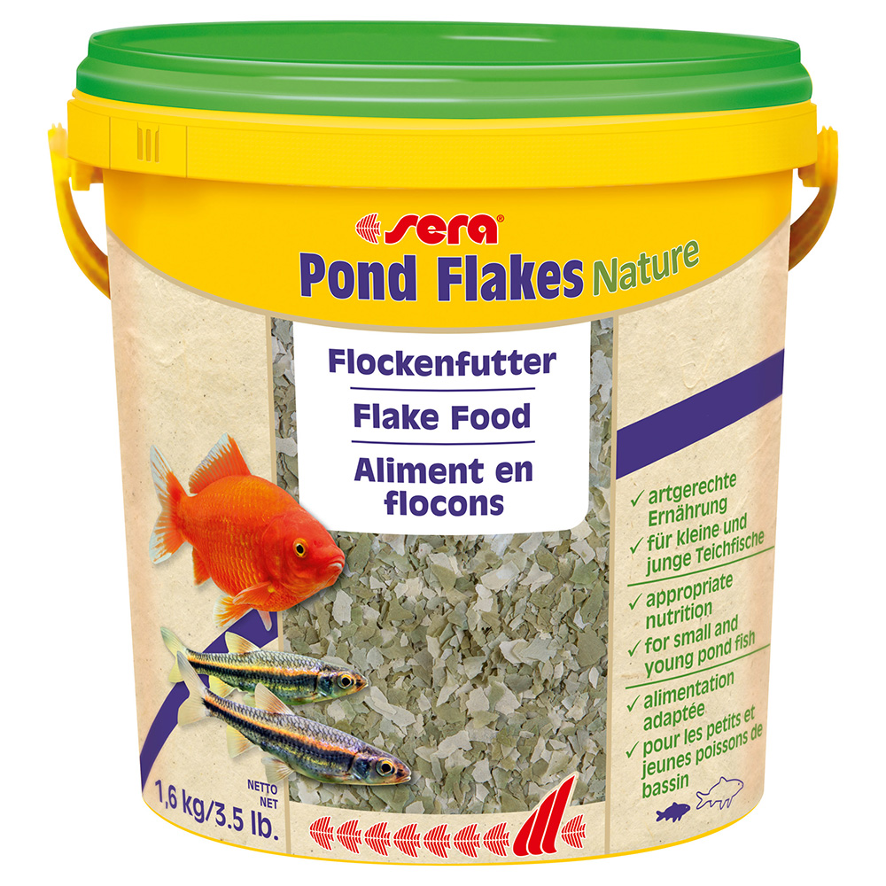 2x10L Sera Pond Flakes Nature Vlokvoer voor Vijvervissen