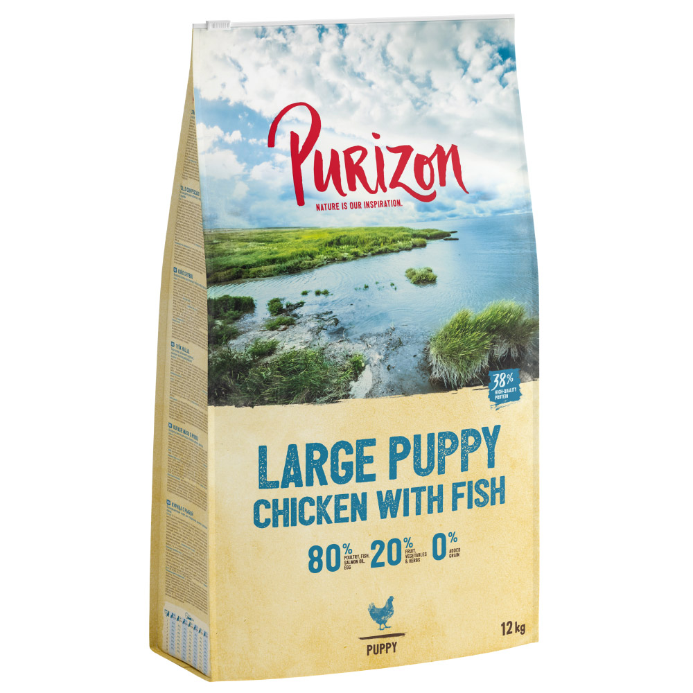 Purizon Puppy Large Kip & Vis  - 12 kg