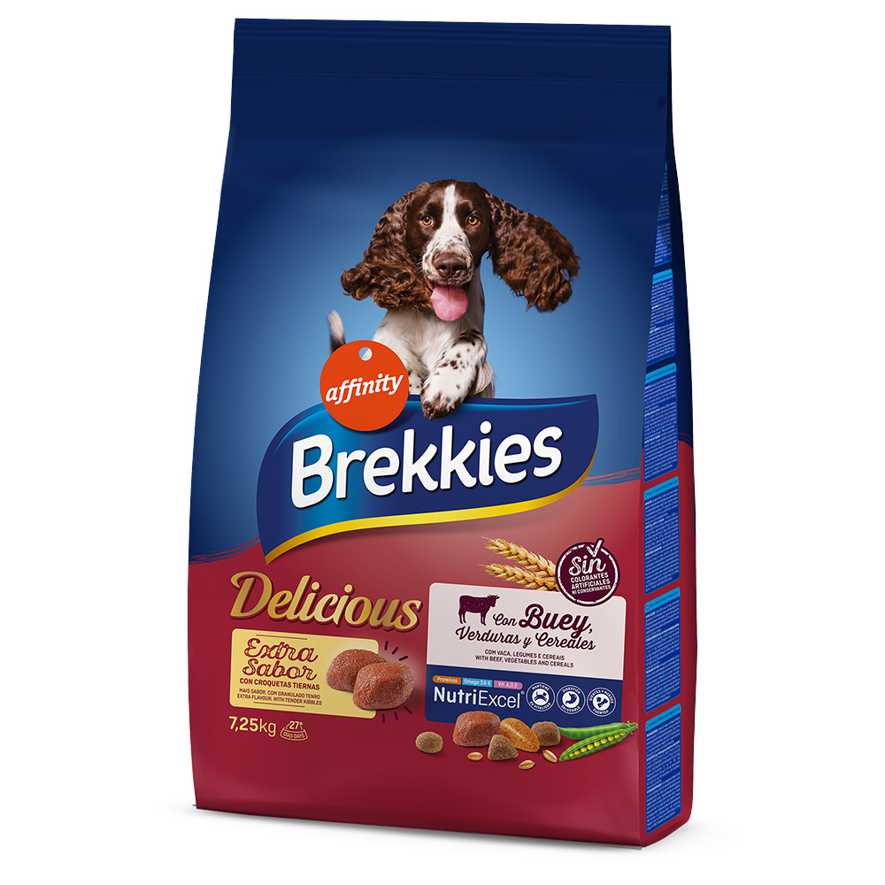 Affinity Brekkies 7,25kg Brekkies Delicious Rind Hundefutter trocken